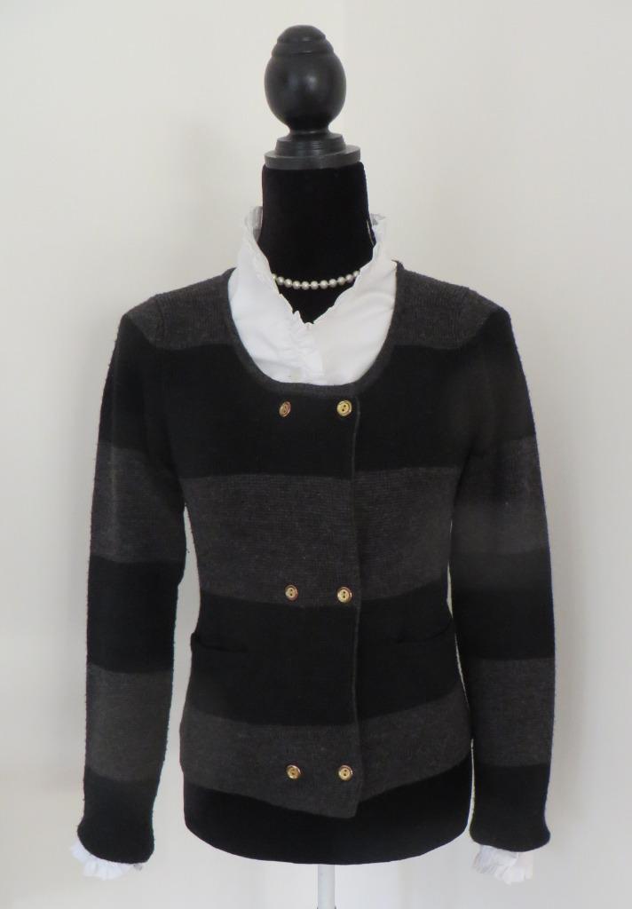 MODSTROM I Leuk gestreept Vestje I Mt 36/38 I Zwart/Grijs, Kleding | Dames, Truien en Vesten, Zo goed als nieuw, Maat 36 (S), Zwart