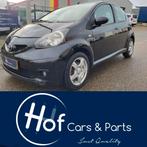 Toyota Aygo 1.0 12V 5-DRS 2007 zwart incl o.a nieuwe apk!, Auto's, Voorwielaandrijving, Stof, 4 stoelen, Bedrijf