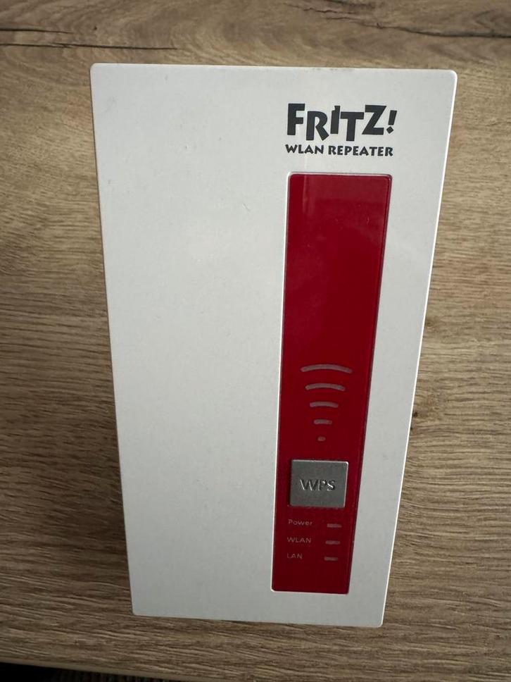 Fritz!Wlan Repeater 1750E - Wifi Versterker, Computers en Software, WiFi-versterkers, Gebruikt, Ophalen of Verzenden