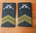 Set schuifpassanten Korporaal OLK, Ophalen of Verzenden, Landmacht, Nederland, Embleem of Badge
