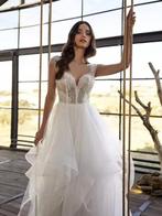 Trouwjurk met laagjes rok Libelle bridal 36/38, Kleding | Dames, Trouwkleding en Trouwaccessoires, Ophalen of Verzenden, Zo goed als nieuw