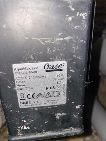 Oase vijverpomp beschikbaar voor biedingen