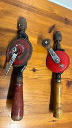 Antieke Handboren 2 stuks, Ophalen of Verzenden