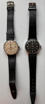 2 Vintage Ancre Polshorloge - 17 Jewels, Schokbestendig, Overige merken, Staal, Polshorloge, Ophalen of Verzenden