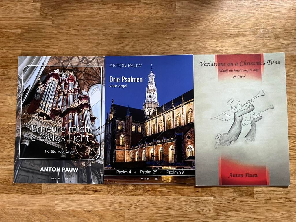 Bladmuziek Anton Pauw, diverse delen, Orgel, Nieuw, Ophalen of Verzenden, Religie en Gospel