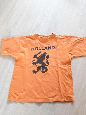 Oranje Koningsdag shirt voetbalshirt mt 128