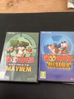 Worms PC Games - Ultimate Mayhem & Reloaded, Eén computer, Ophalen of Verzenden, Zo goed als nieuw, 3 spelers of meer