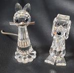 Swarovski kat en oude pluto hond zonder doos, Ophalen of Verzenden, Zo goed als nieuw, Figuurtje