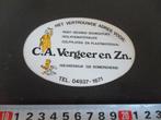 sticker Someren Eind C.A. Vergeer en Zn. Hout Deuren schroot, Ophalen, Zo goed als nieuw, Bedrijf of Vereniging