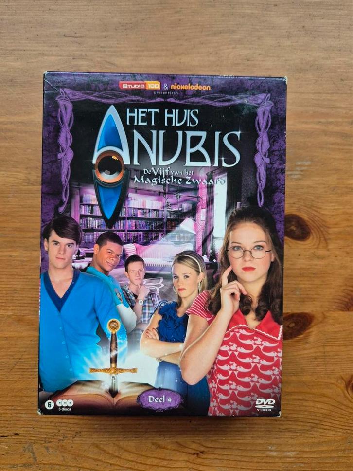 Het huis Anubis de vijf van het magische zwaard dvd box, Cd's en Dvd's, Dvd's | Kinderen en Jeugd, Alle leeftijden, Ophalen of Verzenden