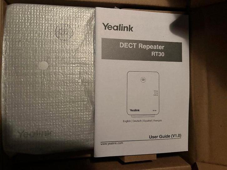 ➡️ NIEUW Yealink RT30 Dect Repeater RT 30, Telecommunicatie, Vaste telefoons | Handsets en Draadloos, Nieuw, 1 handset, Ophalen of Verzenden