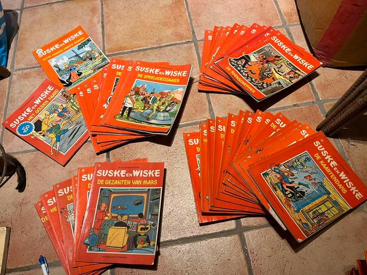 Partij van 130 stuks Suske en Wiske, Boeken, Stripboeken, Gelezen, Meerdere stripboeken, Ophalen