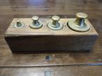 Antiek koperen gewichten, 500gr.200gr,100gr,50gr., Antiek en Kunst, Antiek | Gereedschap en Instrumenten, Ophalen of Verzenden