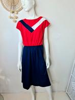 Vintage 70s jersey jurk S/M, Maat 38/40 (M), Ophalen of Verzenden, Zo goed als nieuw, Vintage
