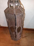 Ijzeren metalen grote brocante windlicht, ., Ophalen of Verzenden, Zo goed als nieuw, .