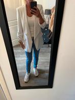Witte Zara Blazer - Maat S (oversized), Ophalen of Verzenden, Jasje, Maat 36 (S), Gedragen
