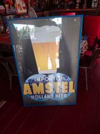 Prachtige Amstel bier reclame, let op! 120x80cm, Ophalen, Zo goed als nieuw, Reclamebord