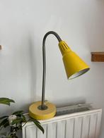 Gele Bureaulamp met Flexibele Arm, Ophalen of Verzenden, Zo goed als nieuw, Metaal, Minder dan 100 cm