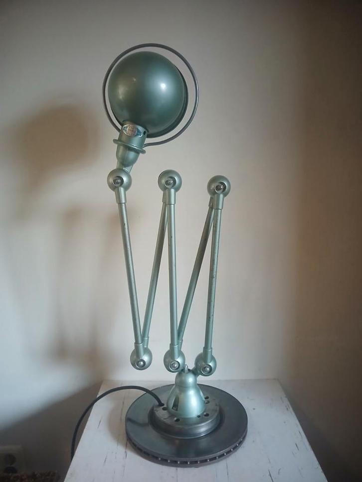 Jielde lamp 5 arm vespa groen., Huis en Inrichting, Lampen | Vloerlampen, Gebruikt, 150 tot 200 cm, Ophalen of Verzenden
