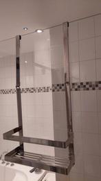 Verchroomd doucherek voor glazen wand, Huis en Inrichting, Badkamer | Badkamermeubels, Minder dan 50 cm, Overige typen, Ophalen of Verzenden