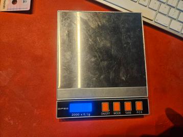 Dipse 2000 digitale weegschalen tot 2 kg in stappen van 0,1  beschikbaar voor biedingen