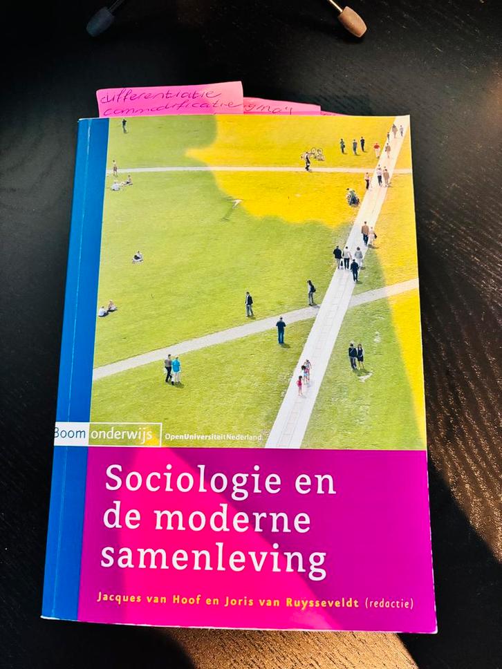 Sociologie en de moderne samenleving, Boeken, Wetenschap, Zo goed als nieuw, Sociale wetenschap, Ophalen of Verzenden