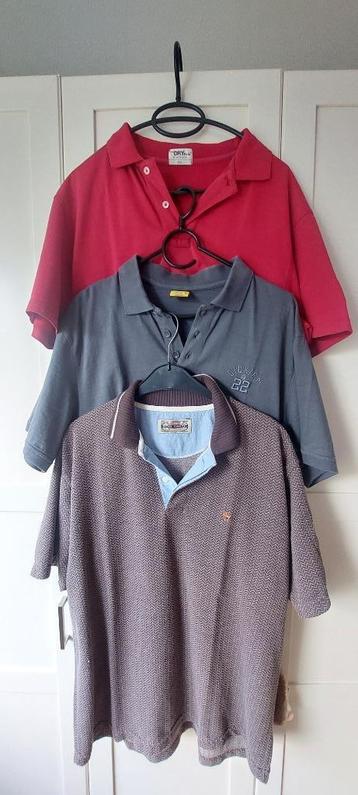 6 katoenen shirts korte mouw maten XL&2XL beschikbaar voor biedingen
