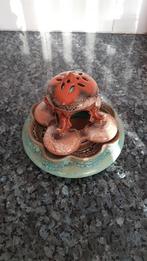 Antieke asbak 3 delig, Antiek en Kunst, Antiek | Porselein, Ophalen