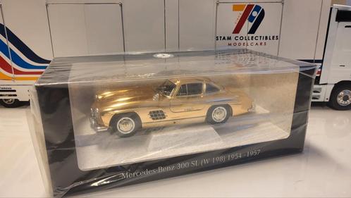 Minichamps Mercedes-Benz W198 300SL Gold Dealer Ed. - 1954, Hobby en Vrije tijd, Modelauto's | 1:18, Nieuw, Auto, MiniChamps, Ophalen of Verzenden