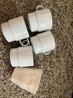 5 plastic bekers, Ophalen, Gebruikt