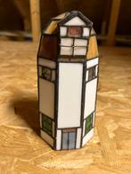 Glas en lood huisjes en toren en schip, Antiek en Kunst, Ophalen of Verzenden