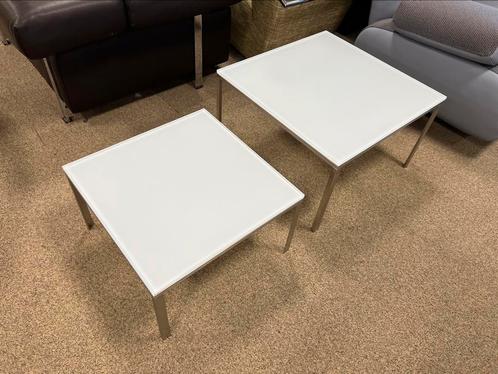 2 Nieuw Metaform Salontafelset Glas Design tafel, Huis en Inrichting, Tafels | Salontafels, Nieuw, Ophalen of Verzenden