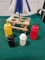 peper en zout mosterd en ketchupset, Ophalen of Verzenden, 'T Olde Gre-j, Info@toldegrej.nl, Endepoelstraat 20f Didam