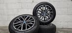18" BMW 838M X1 IX1 X2 U11 U10 orig velgen winterbanden 7mm, 18 inch, Gebruikt, Banden en Velgen, Personenwagen