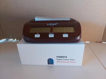 nieuwe LEAP schaakklok / damklok beschikbaar voor biedingen