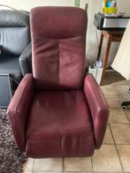Elektrische Relaxfauteuil, Huis en Inrichting, Fauteuils, Ophalen, Gebruikt, 50 tot 75 cm, Leer