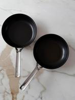 2x KitchenAid Koekenpan Stainless Steel 20 cm, Ophalen of Verzenden, Zo goed als nieuw, Rvs, Keramische plaat