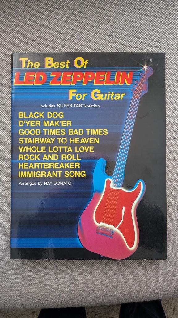 Led Zeppelin Songbook Gitaar Tab - Zeer Goede Staat!, Muziek en Instrumenten, Bladmuziek, Gitaar, Ophalen of Verzenden, Zo goed als nieuw