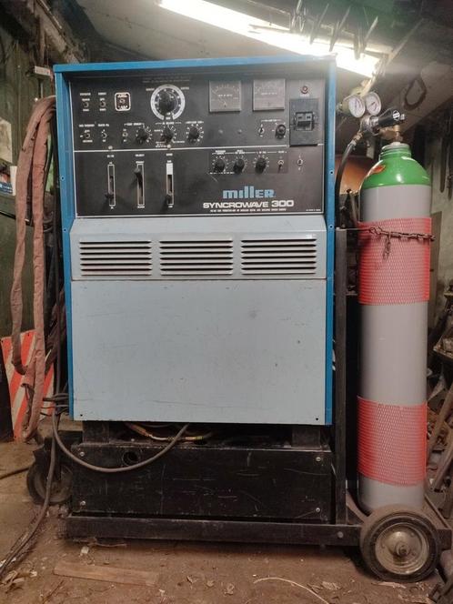 Miller TIG lasapparaat AC/DC 375 A, Doe-het-zelf en Verbouw, Gereedschap | Lasapparaten, Zo goed als nieuw, Tig, 150 tot 250 ampère