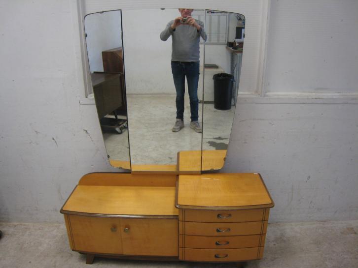 Vintage kaptafel mid century, mooie staat, Huis en Inrichting, Kasten | Overige, Gebruikt