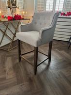 Barkrukken (gestoffeerd 4x), Huis en Inrichting, Barkrukken, Ophalen, Gebruikt, Met voetsteun, 60 tot 90 cm