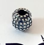 Zilveren *Retired* Pandora Stud Clip met Stippen, Pandora, Ophalen of Verzenden, Zo goed als nieuw, 1 bedel