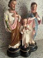 Maria Josef en kind  beeld van gips, Ophalen