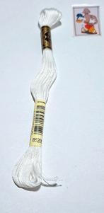 DMC mouline, wit B5200, Mulhouse, France, Ophalen of Verzenden, Borduurgaren of Zijde, DMC