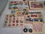 Houten puzzels 8 puzzels, Ophalen of Verzenden, Gebruikt