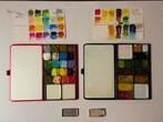 2x Art Toolkit Pocket m. 40 pans gevuld met Holbein Gouache, Ophalen of Verzenden, Zo goed als nieuw, Overige typen