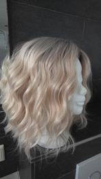 Pruik haarwerk asblonde  blonde bob ,slag ., Ophalen of Verzenden, Nieuw, Pruik of Haarverlenging