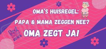 Leuke Oma's Huisregel Mok. Grappig Cadeautje voor Oma's beschikbaar voor biedingen