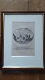 Kopergravure van dorp Heineoord, Ophalen of Verzenden