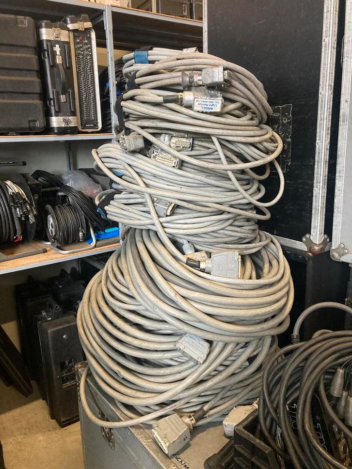 Licht multikabels harting 16 diverse lengtes, Muziek en Instrumenten, Kabels en Stekkers, Gebruikt, Ophalen of Verzenden